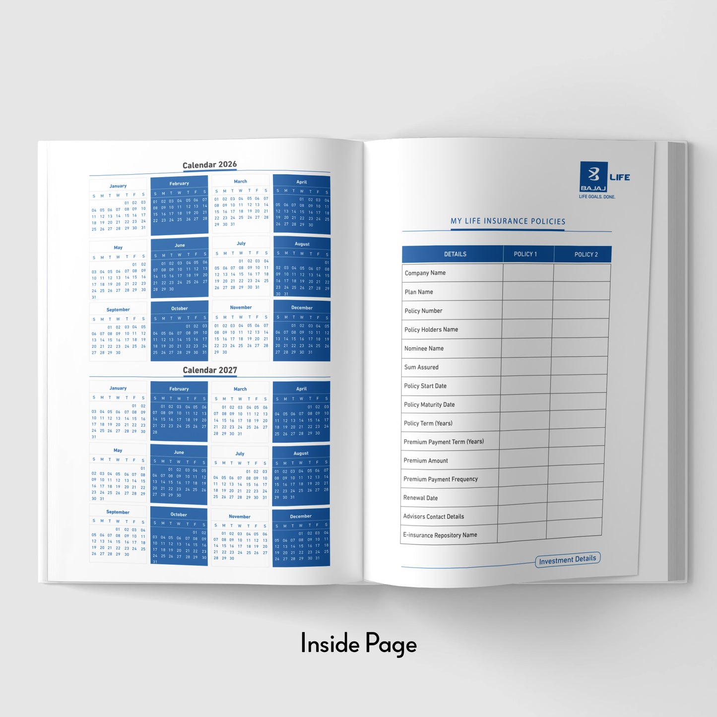 Bajaj Life Regular Corporate Diary