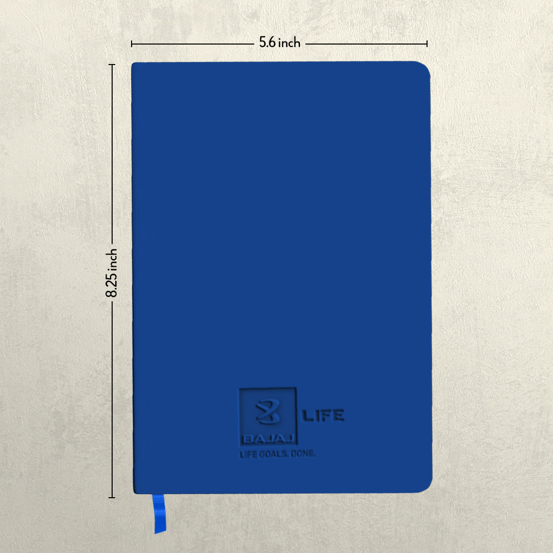 Bajaj Life Blue Color Leatherite Corporate Diary